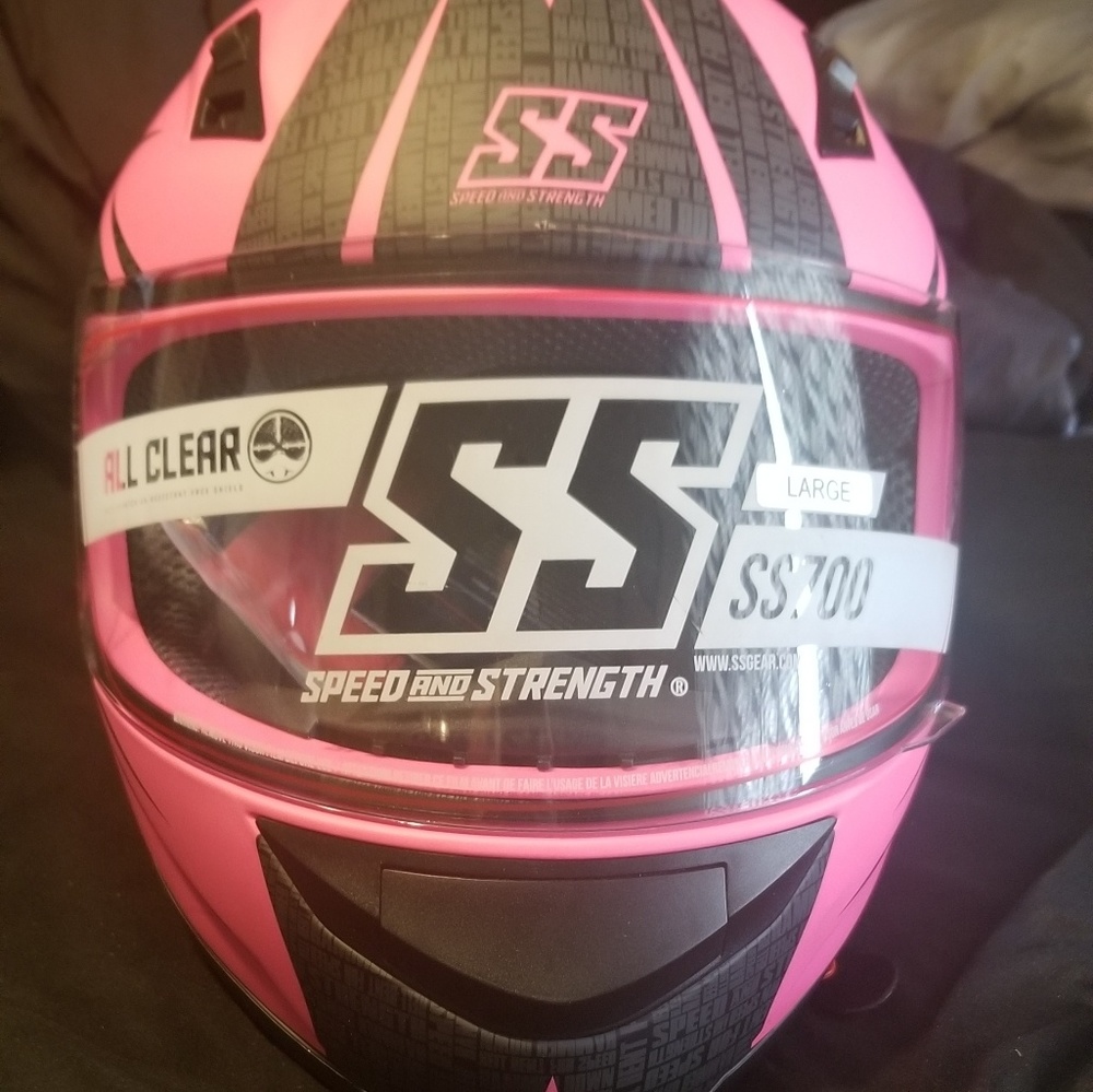 Womens Speed and Strength motorcycle helmet